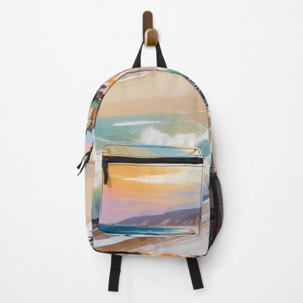 Item preview, Beautiful beach view acrylic painting print design designed and sold by Anshu3813.