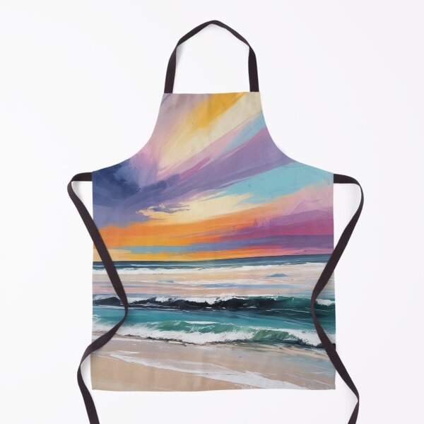 Item preview, Beautiful beach view acrylic painting print design designed and sold by Anshu3813.