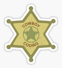 Cowboy Coding Sticker