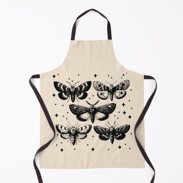 Item preview, Moth art, cottagecore Sfingide Acherontia atropos, with stars, witch, Halloween, magic, witchcraft, Wicca designed and sold by Collagedream.