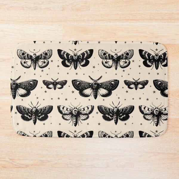 Item preview, Moth art, cottagecore Sfingide Acherontia atropos, with stars, witch, Halloween, magic, witchcraft, Wicca designed and sold by Collagedream.