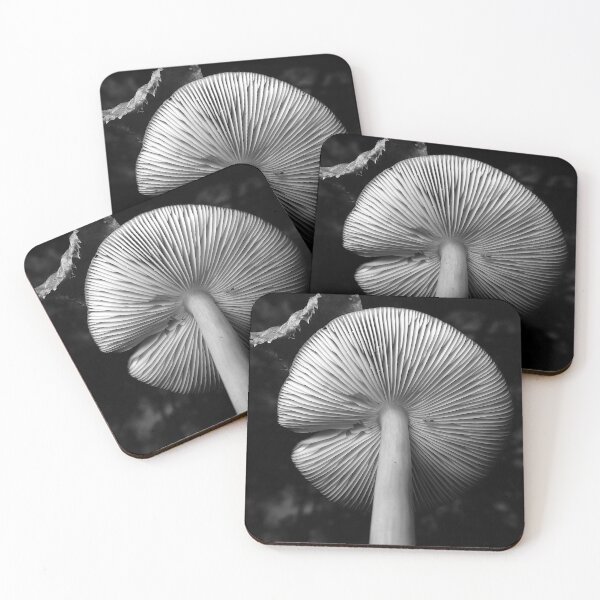 Item preview, Fungus and Friends in Black and White designed and sold by KaSaPo.