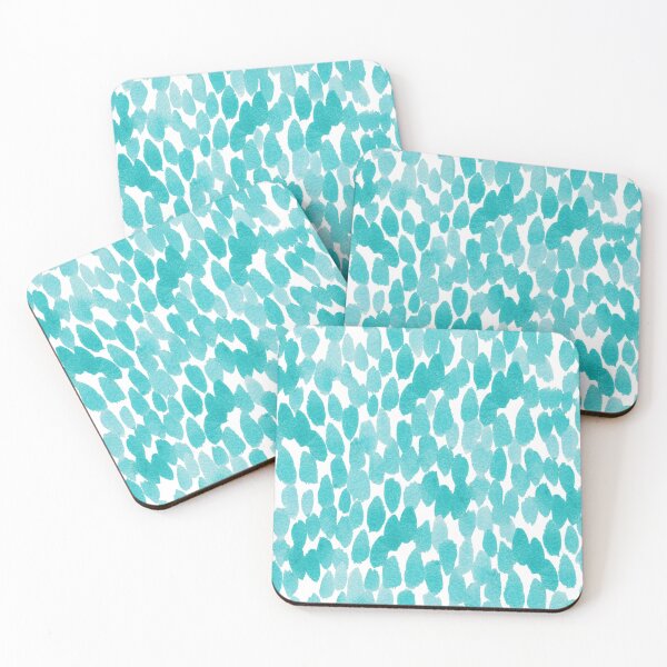 Item preview, Turquoise Watercolor Abstract Pattern designed and sold by JocelynBateson.