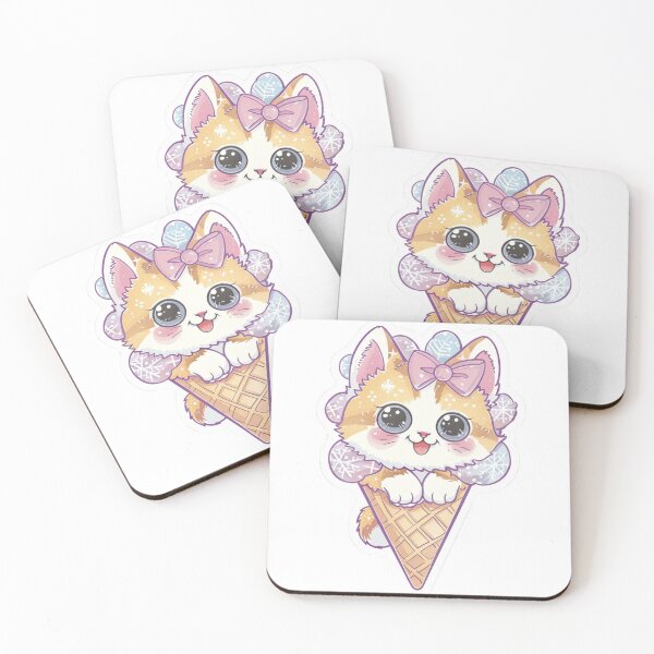 Item preview, Cat Ice Cream designed and sold by NicolasGlowArt.