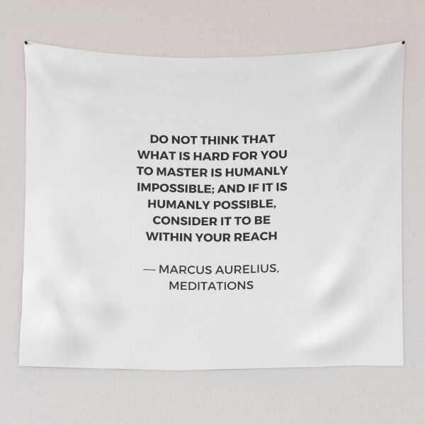 Item preview, Stoic Inspiration Quotes - Marcus Aurelius Meditations - If it is humanly possible consider it to be within your reach designed and sold by Inspirationmotivation.