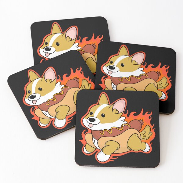 Item preview, Hot Dog  designed and sold by DrawsCutePaws.