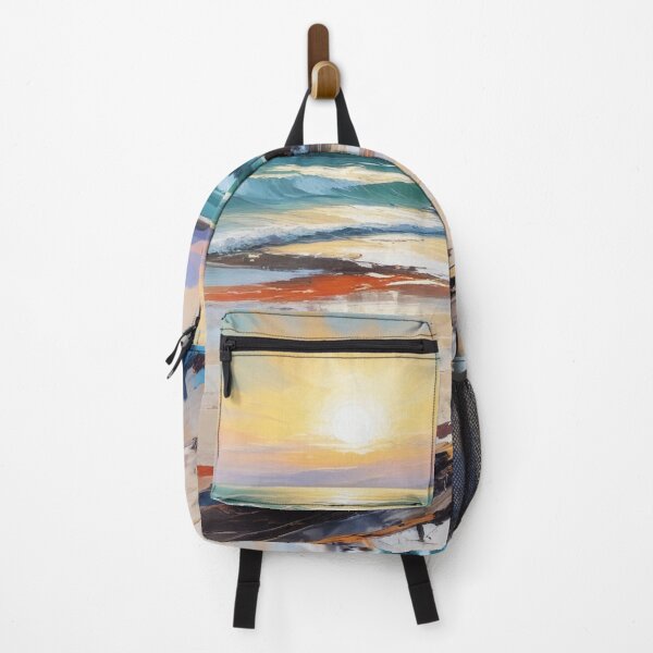 Item preview, Beautiful beach view acrylic painting print design designed and sold by Anshu3813.