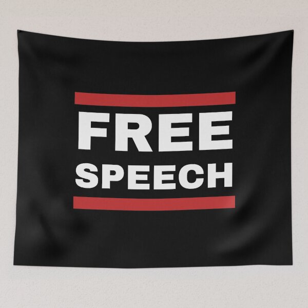 Item preview, Free Speech designed and sold by diddlysquid.