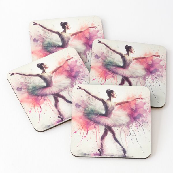 Item preview, Ballet dancer in watercolor designed and sold by paulrommer.