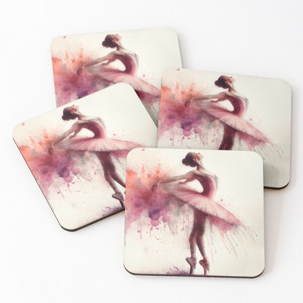 Item preview,  Ballet dancer in watercolor designed and sold by paulrommer.
