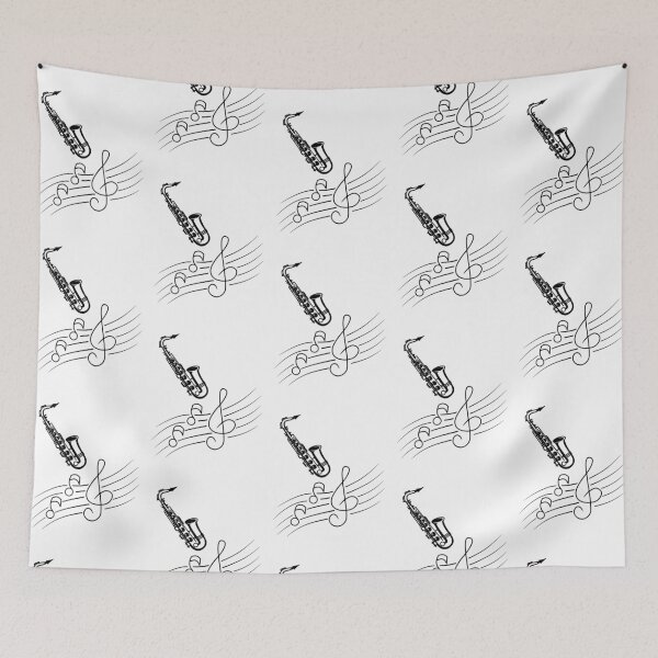 Item preview, Elegance in every tune - Exuding elegance in every tune played on the sax. designed and sold by Happyart2024.