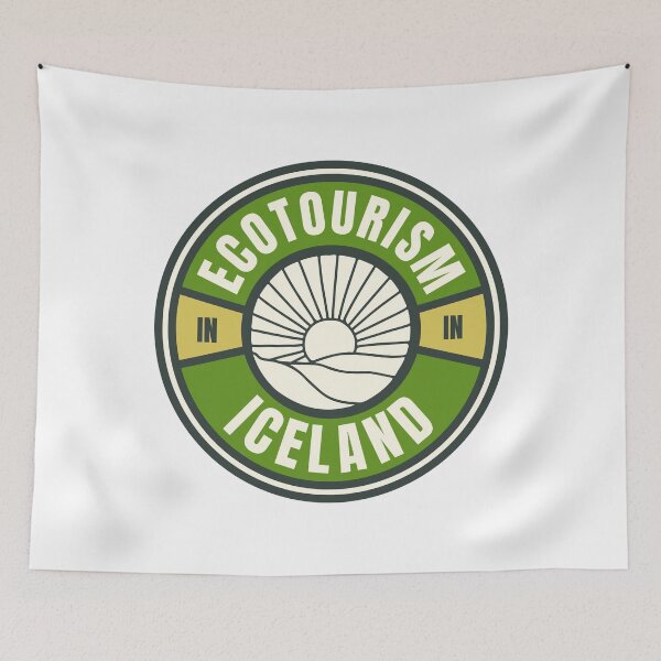 Item preview, Ecotourism in Iceland Nordic North Europe Green Logo designed and sold by Vintage-TM.
