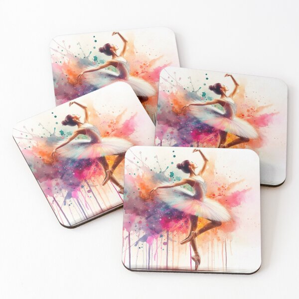 Item preview,  Ballet dancer in watercolor designed and sold by paulrommer.