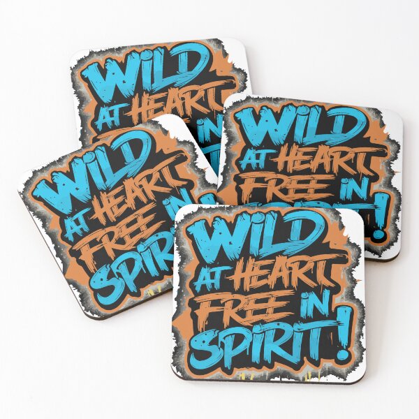 Item preview, WILD AT HEART FREE IN SPIRIT! designed and sold by DXINERZ.