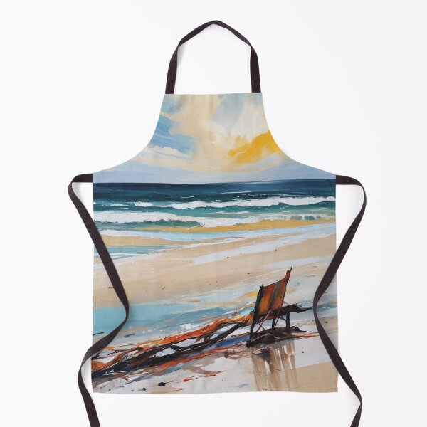Item preview, Beautiful beach view acrylic painting print design designed and sold by Anshu3813.