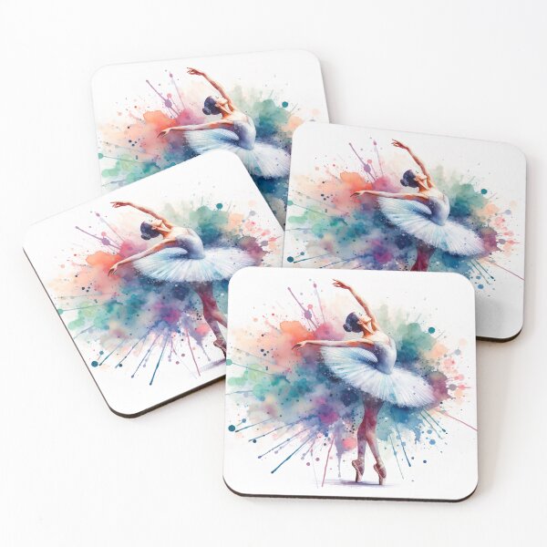Item preview,  Ballet dancer in watercolor designed and sold by paulrommer.