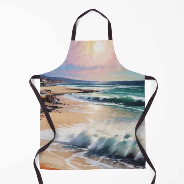 Item preview, Beautiful beach view acrylic painting print design designed and sold by Anshu3813.