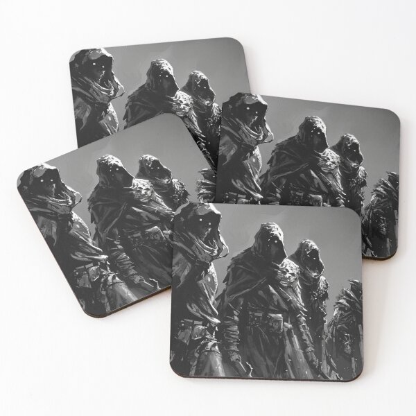 Item preview, Science Fiction Sand People Scifi Monochrome Black and White designed and sold by Nightarcade.