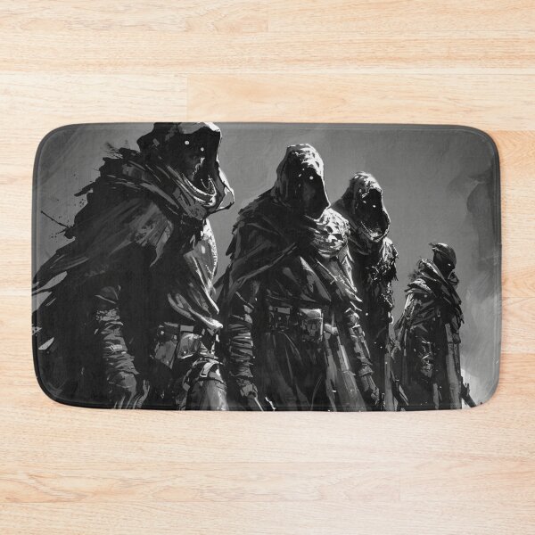 Item preview, Science Fiction Sand People Scifi Monochrome Black and White designed and sold by Nightarcade.