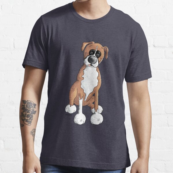 Deutscher Boxer - Dog - Dogs - Comic - Cartoon - Breed - German Boxer Essential T-Shirt