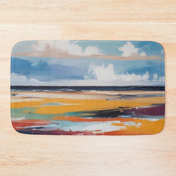 Item preview, Beautiful beach view acrylic painting print design  designed and sold by Anshu3813.