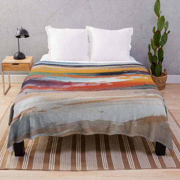 Item preview, Beautiful beach view acrylic painting print design designed and sold by Anshu3813.