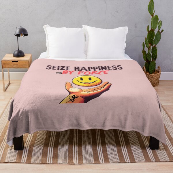 Item preview, Seize happiness even by force. designed and sold by ConradoBullhead.