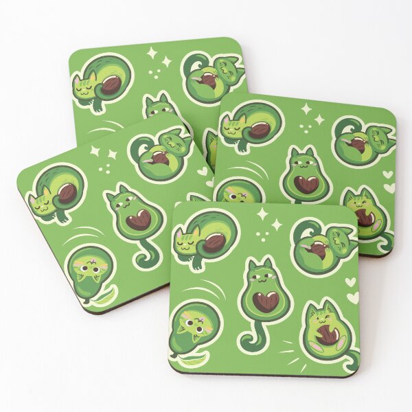 Item preview, Avocatos on green designed and sold by PenguinHouse.