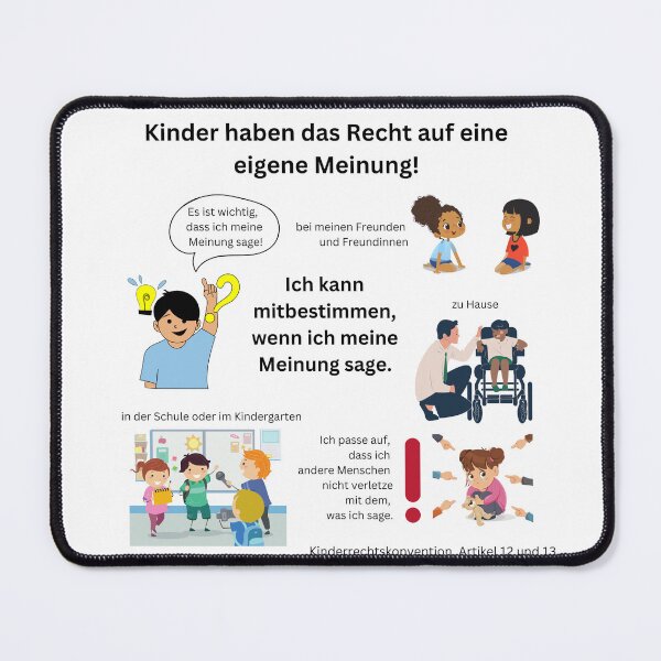 Item preview, Children have the right to their own opinion! designed and sold by Utopia-dreams.
