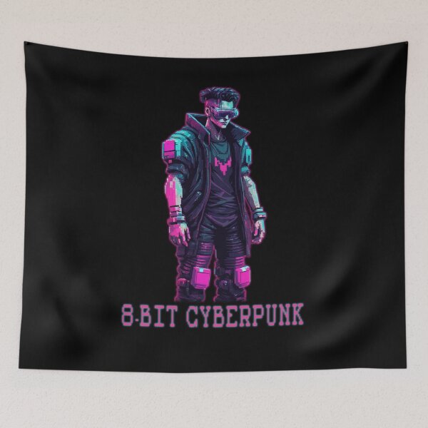 Item preview,  8-bit Cyberpunk Dude, Original Character designed and sold by Burn-Ego.