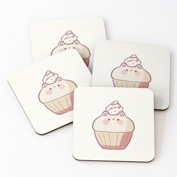 Item preview, Cute cat cupcake designed and sold by Mayarart.