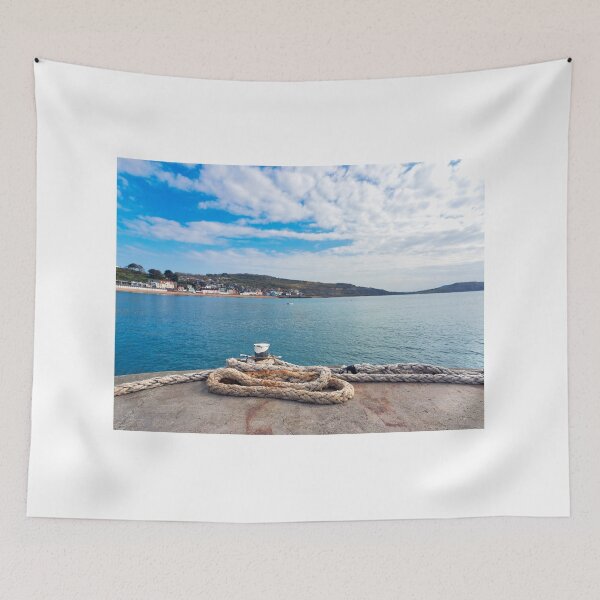 Item preview, A View of Lyme Regis from the Harbour designed and sold by Dorset Girl.