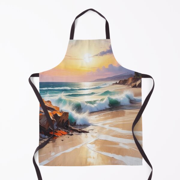 Item preview, Beautiful sea beach view acrylic painting print design designed and sold by Anshu3813.