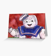Marshmallow Man Greeting Card