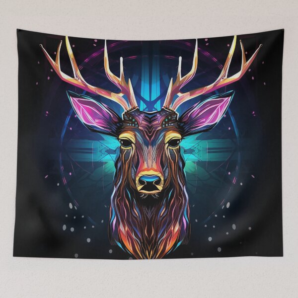 Item preview, Stag Neon Art 19 designed and sold by AstroRisq.