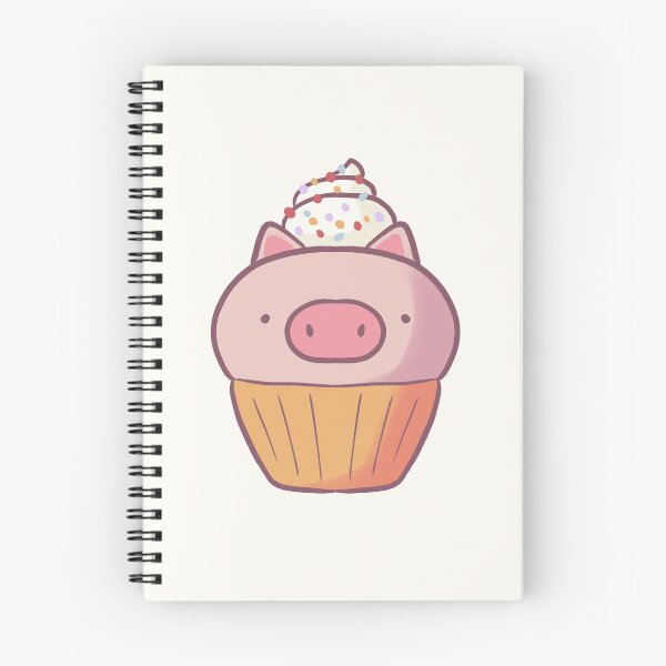 Item preview, Pig cupcake designed and sold by Mayarart.