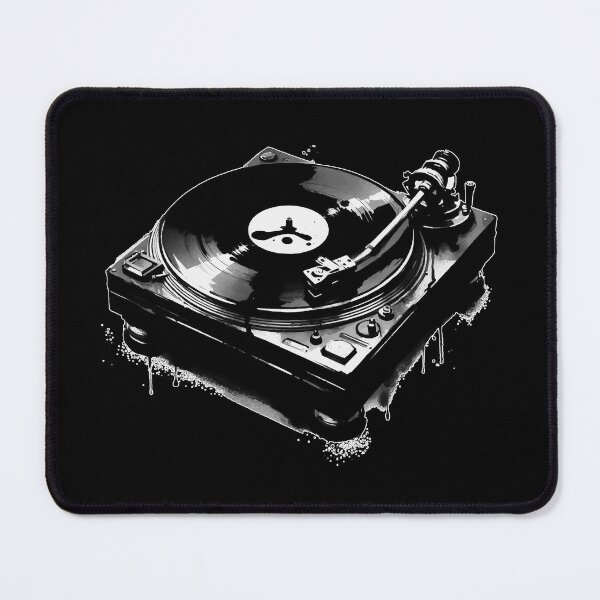 Item preview, Dripping Ink Vinyl Record Player designed and sold by TomFrontierArt.