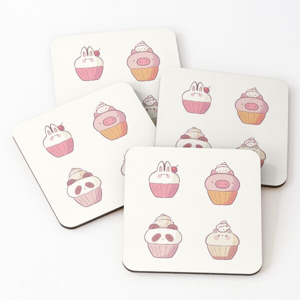 Item preview, Cute cupcake animals  designed and sold by Mayarart.