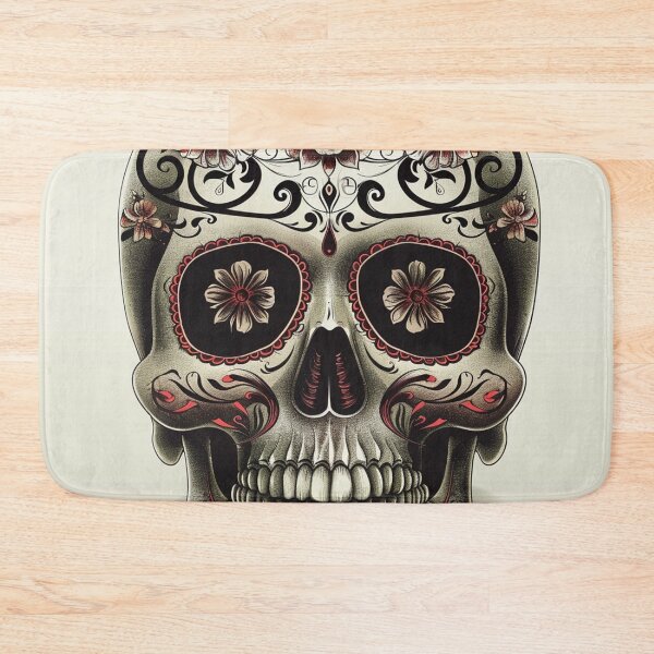 Item preview, Day of the Dead Skull Chrome and Red 1 designed and sold by AstroRisq.
