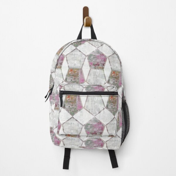 Item preview, geometric pentagon shape white designed and sold by Alessandro Remo Mazzoni Remotextiles.