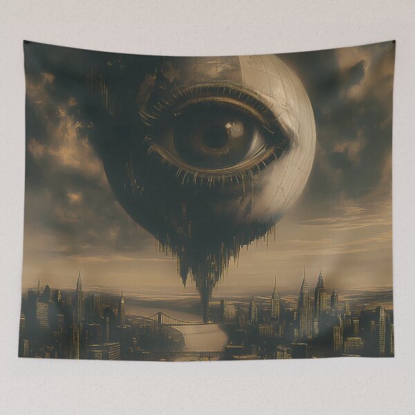 Item preview, The Gaze from Above: An Urban Eclipse designed and sold by landletsy.