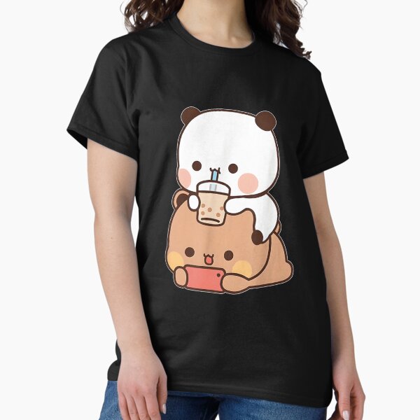 Item preview, DuDu Bear and BuBu Panda enjoying time together designed and sold by IsDesignHub.