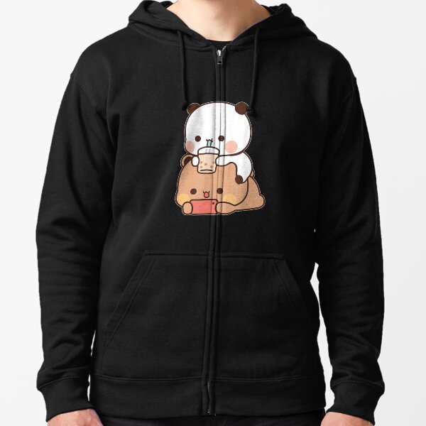 Item preview, DuDu Bear and BuBu Panda enjoying time together designed and sold by IsDesignHub.