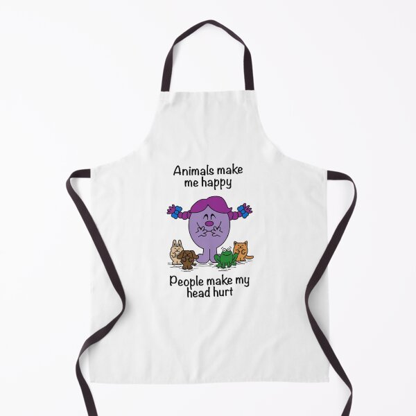 Item preview, Little Miss Animals Make Me Happy People Make My Head Hurt designed and sold by Scat the cat.