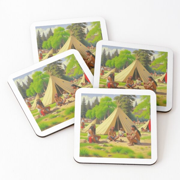 Item preview, Indian camp designed and sold by ZeusGallery.