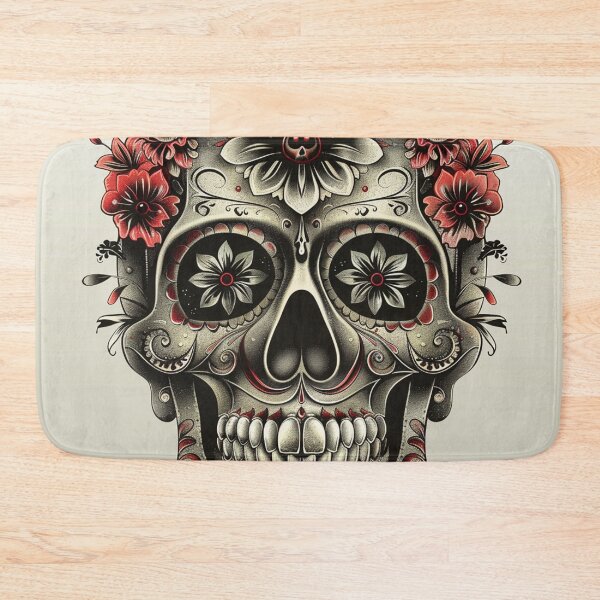 Item preview, Day of the Dead Skull Chrome and Red 2 designed and sold by AstroRisq.