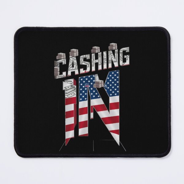 Item preview, “Cashing In” Patriotic Cash Slang Graphic Tee designed and sold by HOMEDESIGNPRINT.