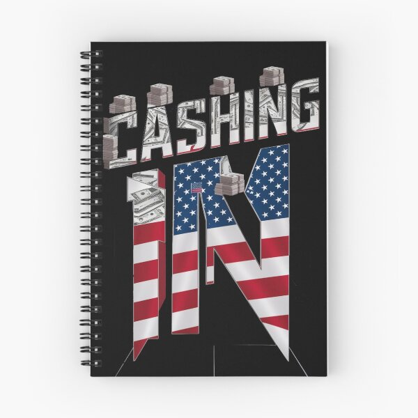 Item preview, “Cashing In” Patriotic Cash Slang Graphic Tee designed and sold by HOMEDESIGNPRINT.