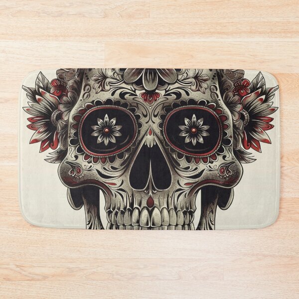 Item preview, Day of the Dead Skull Chrome and Red 3 designed and sold by AstroRisq.
