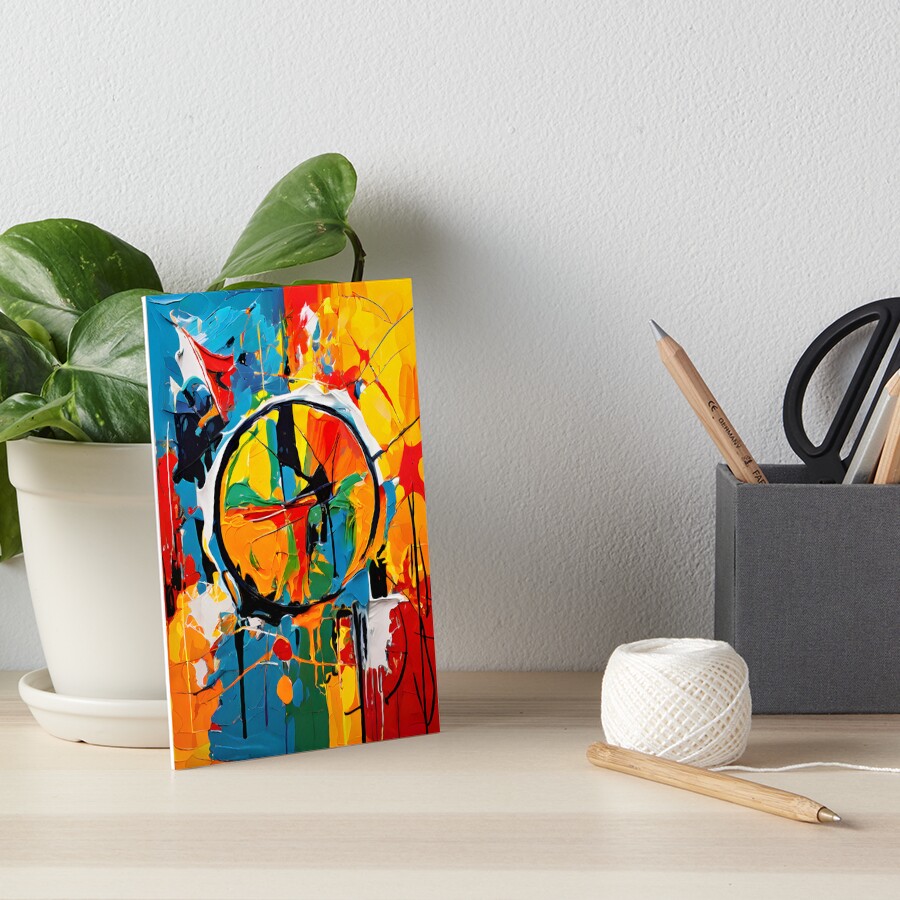 Item preview, Art Board Print designed and sold by Crafted-AI.